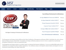 Tablet Screenshot of msicertified.com